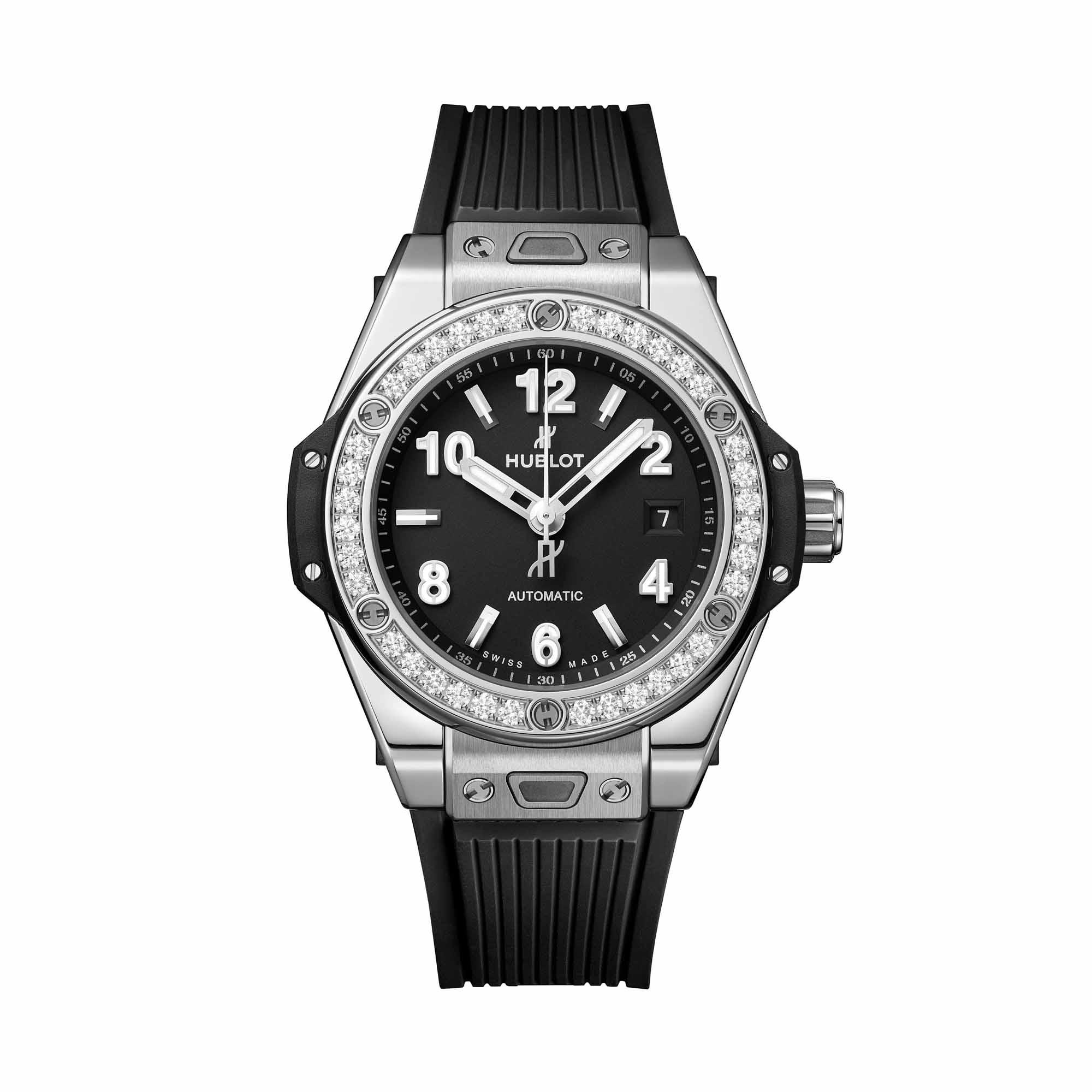 Hublot big sale bang steel diamonds