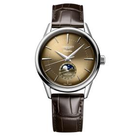 Unisex, Longines FLAGSHIP HERITAGE MOONPHASE L4.815.4.62.2