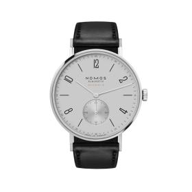 Herrenuhr, NOMOS Glashütte Tangente neomatik 39 platingrau 144