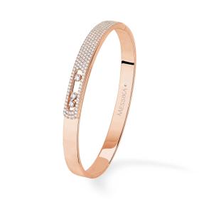 Roségold, Armschmuck, Messika Bangle Move Noa Pavée Armspange 06371-PG