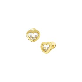 Gelbgold, Ohrringe, Chopard Happy Diamonds Icons Ohrstecker 83A611-0001