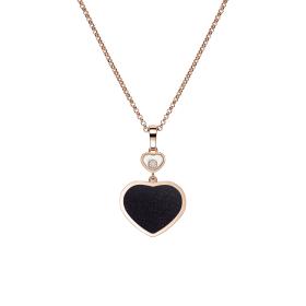 Roségold, Halsschmuck, Chopard Happy Hearts Anhänger mit Halskette 797482-5510