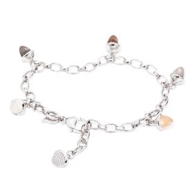 Weißgold, Armschmuck, Tamara Comolli MIKADO Charm Armband B-MC-Ch-Cas-p-wg