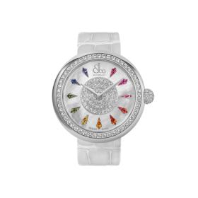 Jacob&Co MULTICOLORED SAPPHIRES IN STAINLESS STEEL BRILLIANT  BQ020.10.RO.KR.A 