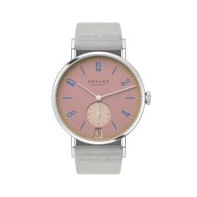 Unisex, NOMOS Glashütte Tangente 38 Datum Pompadour  179.S15