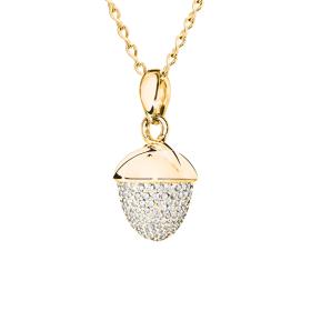 Gelbgold, Halsschmuck, Tamara Comolli MIKADO Anhänger Bouquet XL mit Diamant Pavé P-MB-XL-p-yg