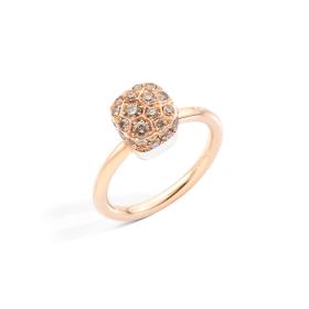 Weißgold, Ringe, Pomellato Ring Nudo Solitaire PAC2501O6000DBR00