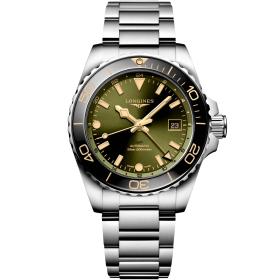 Unisex, Longines HYDROCONQUEST GMT L3.790.4.06.6