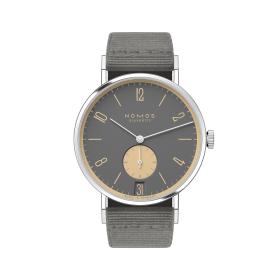 Unisex, NOMOS Glashütte Tangente 38 Datum Haifischgrau  179.S20