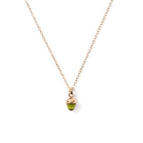 Roségold, Halsschmuck, Tamara Comolli myMIKADO Halskette Peridot N-MM-Per-rg