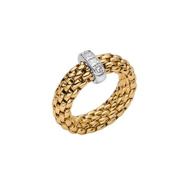 Ringe, Weißgold, FOPE Vendôme Flex'it Ring mit Diamanten