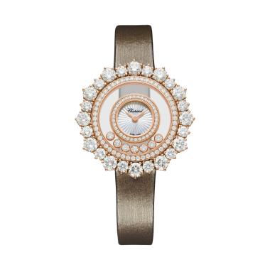 Damenuhr, Quarzwerk, Chopard Happy Diamonds Joaillerie