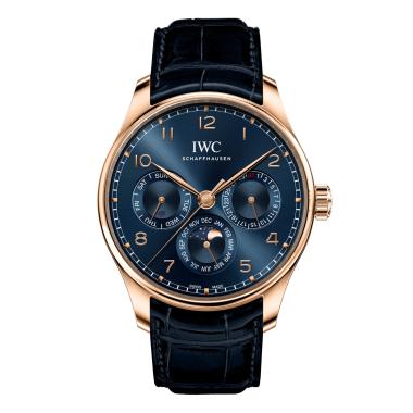 Herrenuhr, Automatik, IWC PORTUGIESER PERPETUAL CALENDAR 42