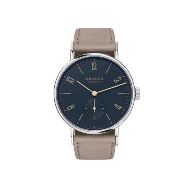 Damenuhr, Handaufzug, NOMOS Glashütte Tangente nachtblau