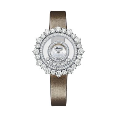 Damenuhr, Quarzwerk, Chopard Happy Diamonds Joaillerie