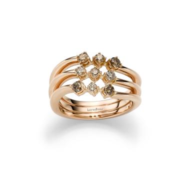 Ringe, Roségold, Leo Wittwer Candlelight Ring