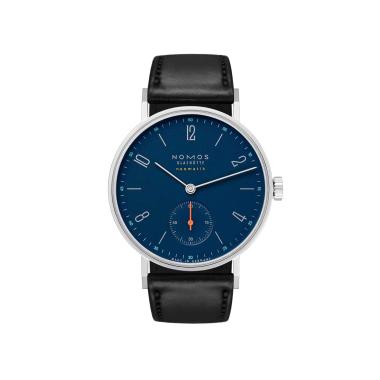 Damenuhr, Handaufzug, NOMOS Glashütte Tangente neomatik nachtblau